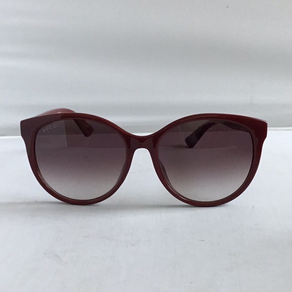 GUCCI RED CAT EYE SUNGLASSES LADIES. - Picture 10 of 13
